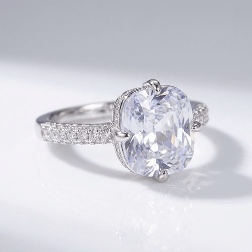 Oval Zirconia White Gold Elegant Ring by Rose & Oliver - product image 1